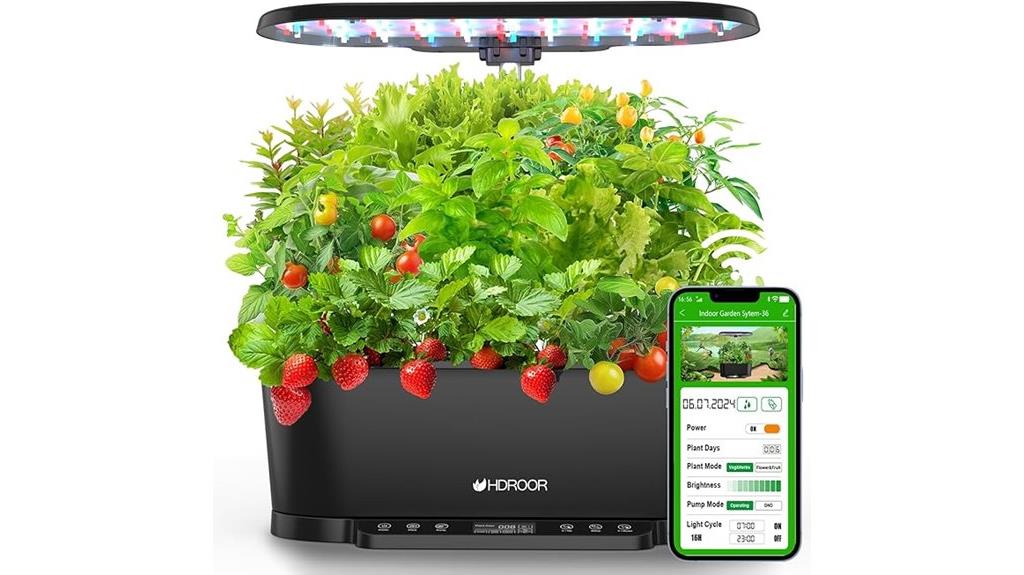 smart hydroponic app control