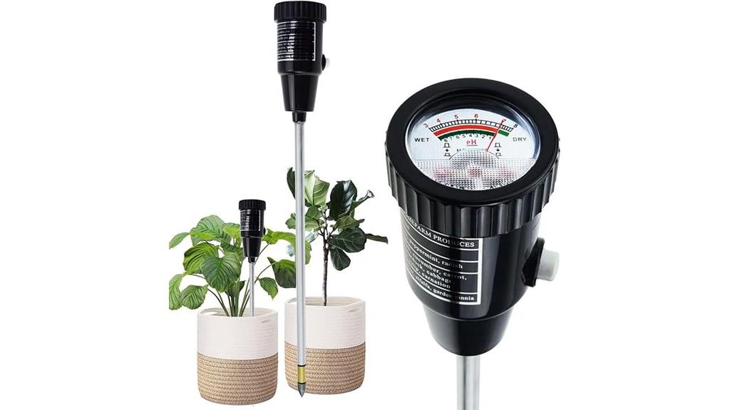 soil ph and moisture meter
