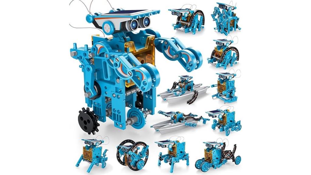 solar powered multi robot kit