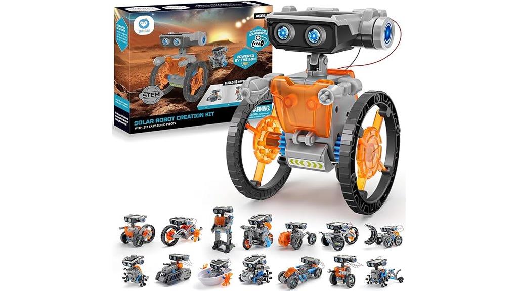 solar powered robot kit