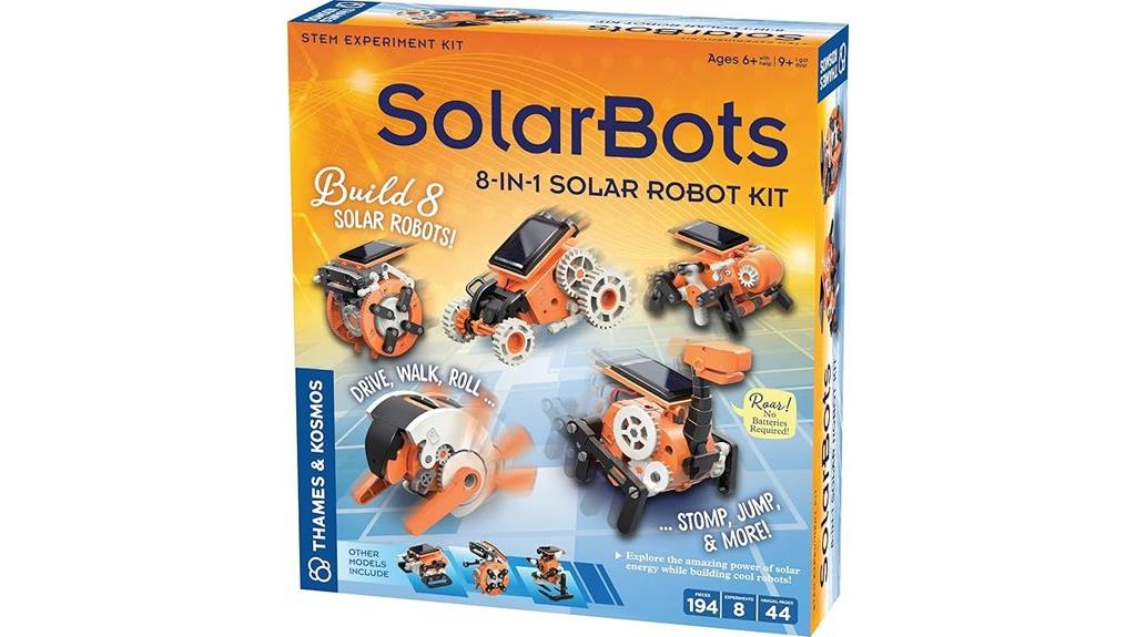 solar powered robot kit