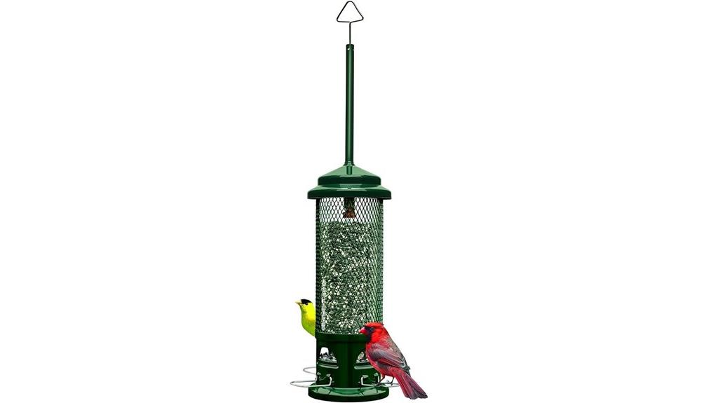 squirrel proof bird feeder