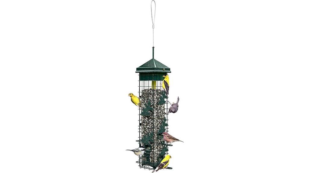 squirrel proof bird feeder