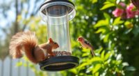 squirrel proof bird feeders