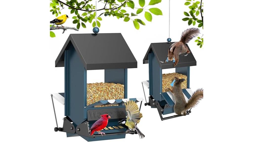 squirrel proof canopy feeder