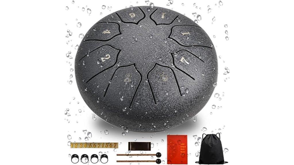 steel rain chime drum