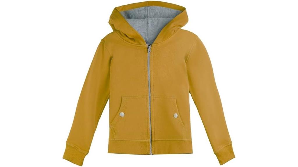 toddler fleece zip hoodie