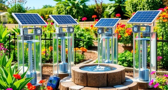 top solar garden water pumps