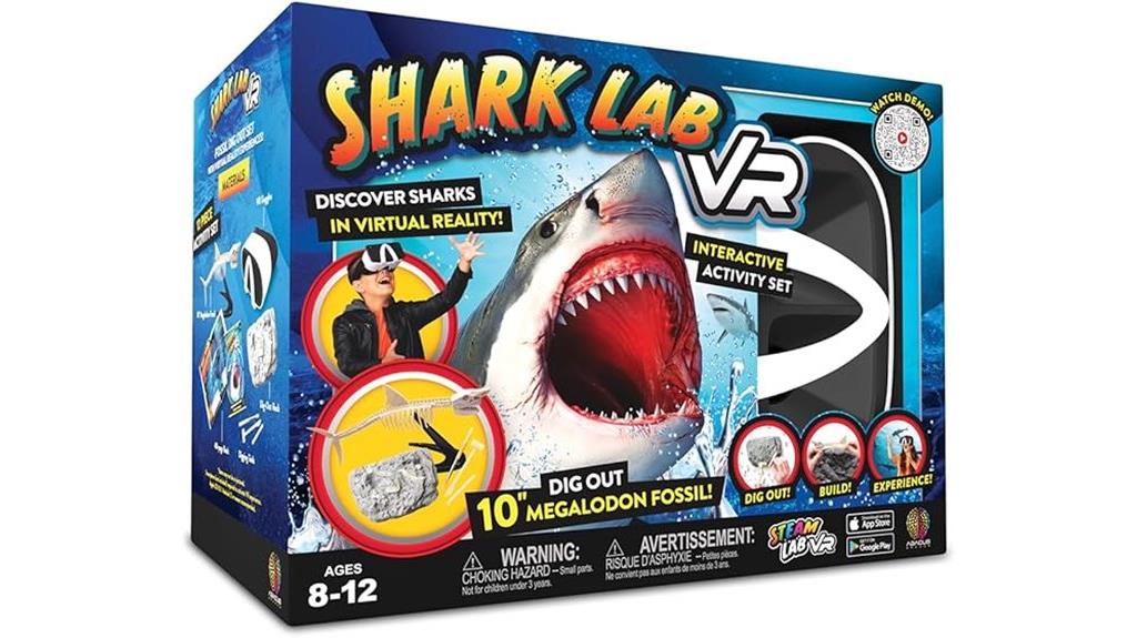 vr shark learning kit