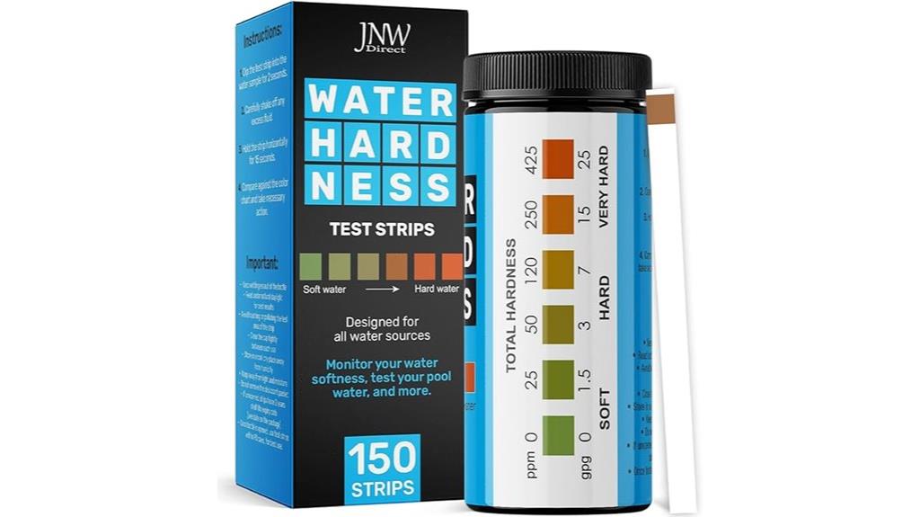 water hardness testing strips