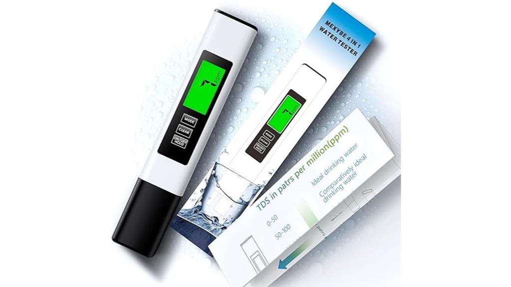 water testing 4 in 1 meter