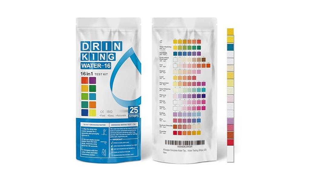 water testing kit 25 strips