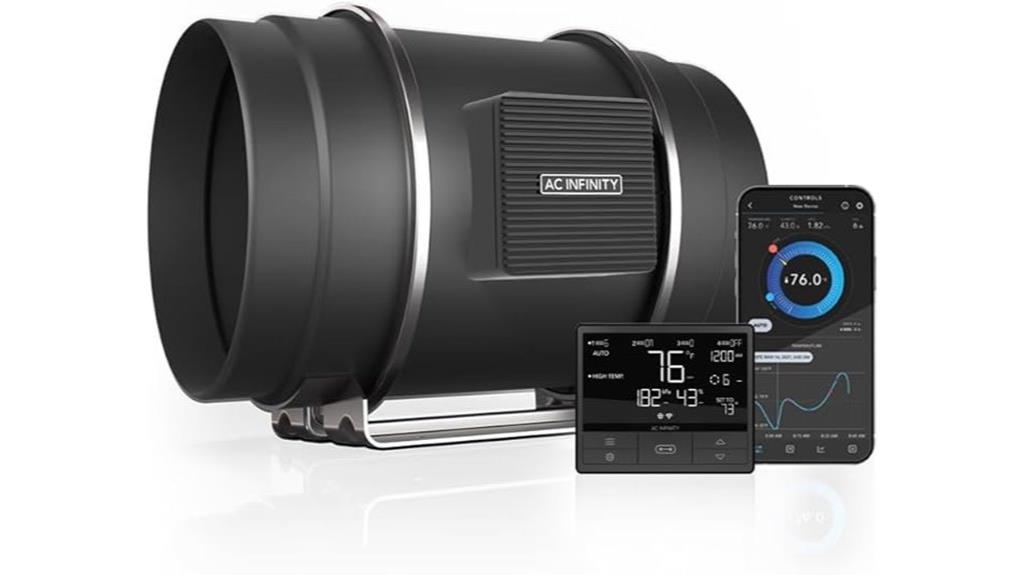 wifi controlled duct fan