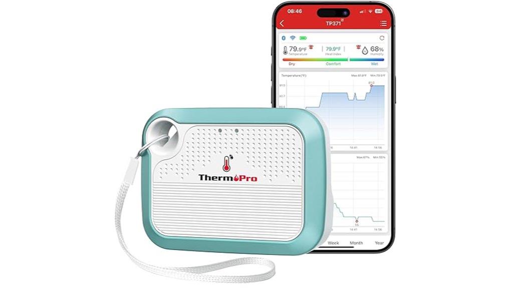 wifi hygrometer thermometer app