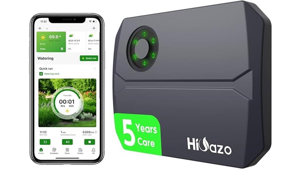 wifi irrigation system control