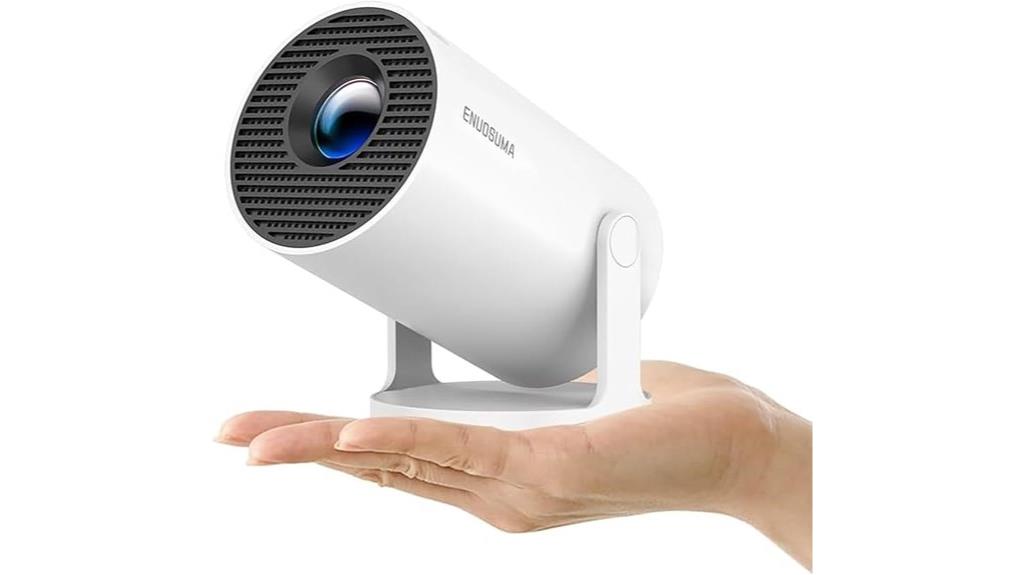 wireless compact projection device