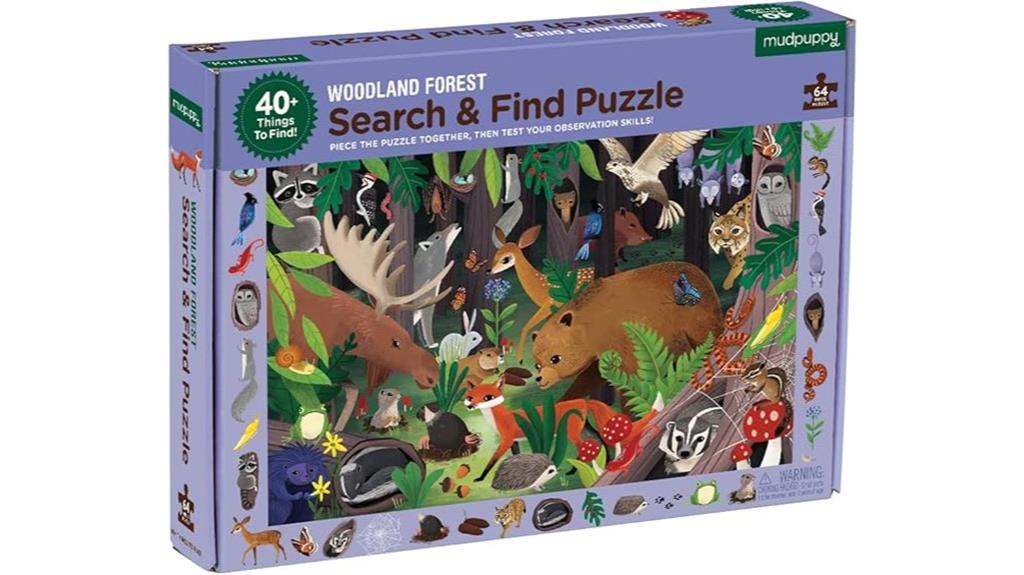 woodland mudpuppy search puzzle