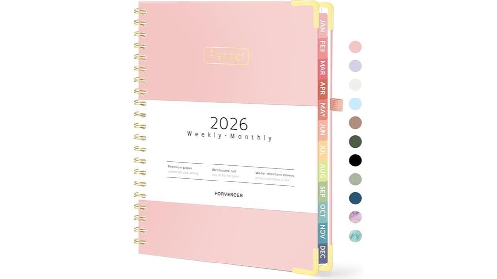 2026 weekly monthly planner