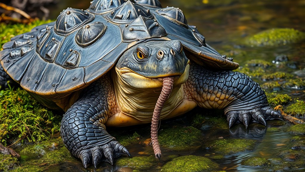 ancient reptilian rugged features