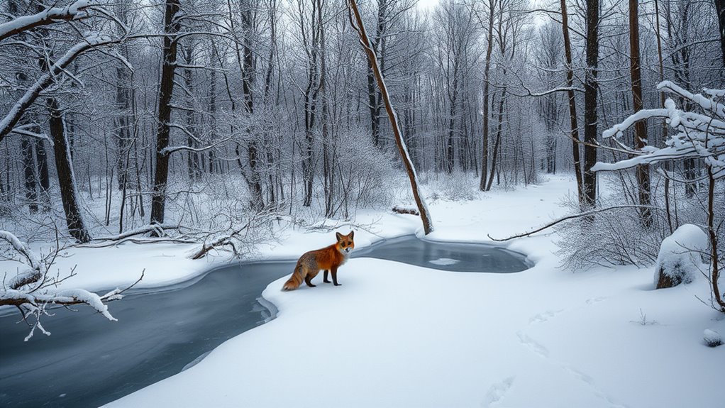 animals conserve energy winter