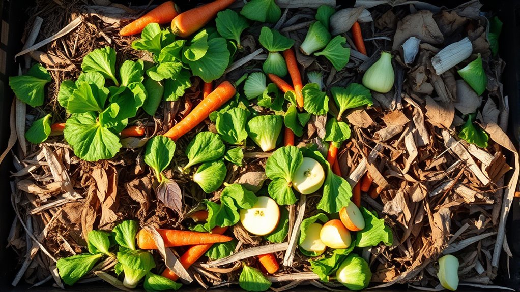 balance greens and browns