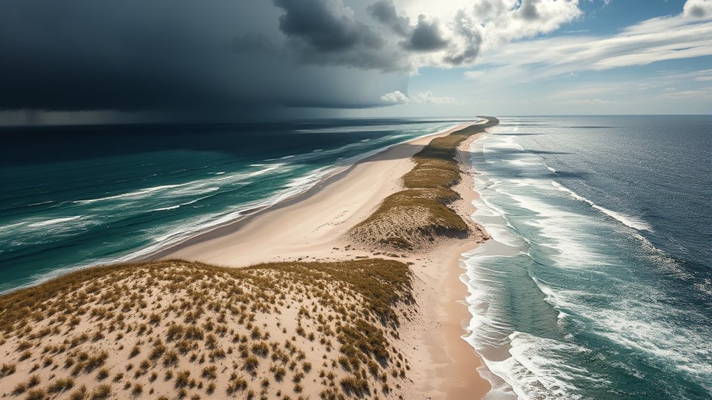 barrier islands vulnerable to storm erosion