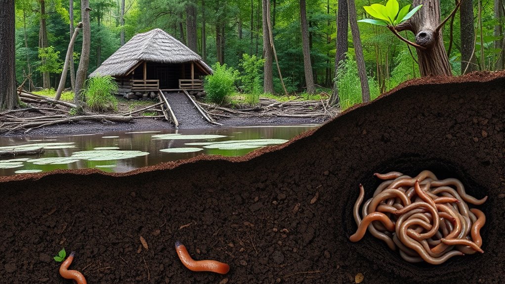 beavers shape landscapes worms improve soil