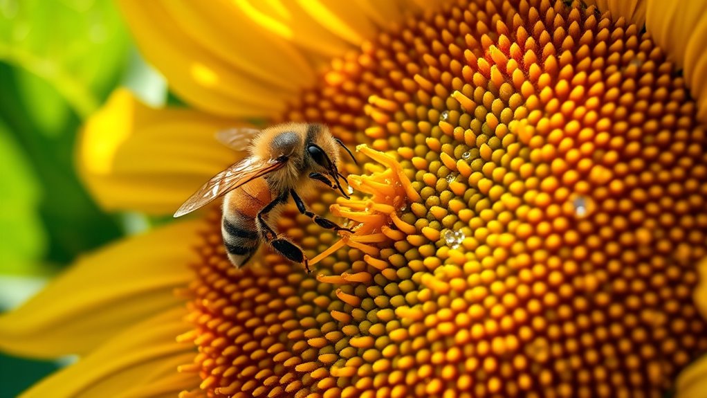 bees flowers mutual dependence