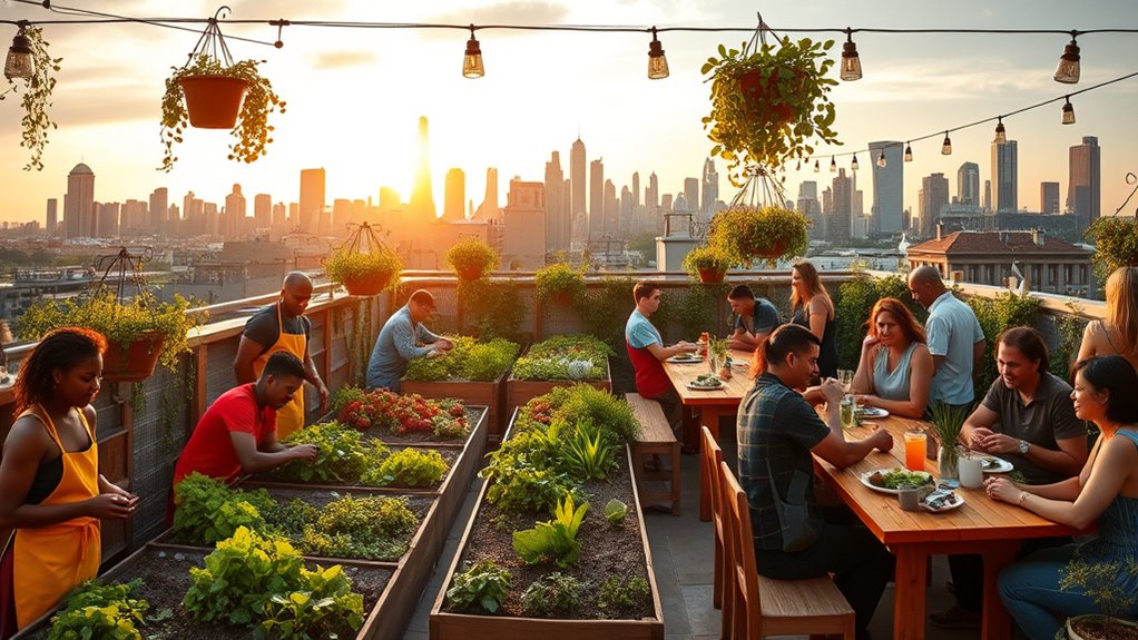 building community through gardens