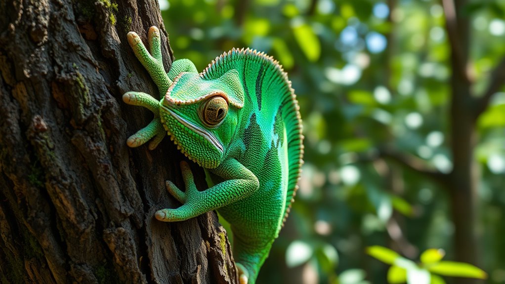 chameleon color change mechanism