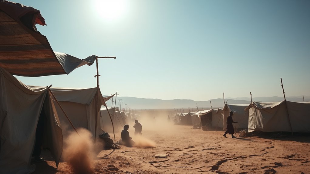 climate impacts on refugee camps