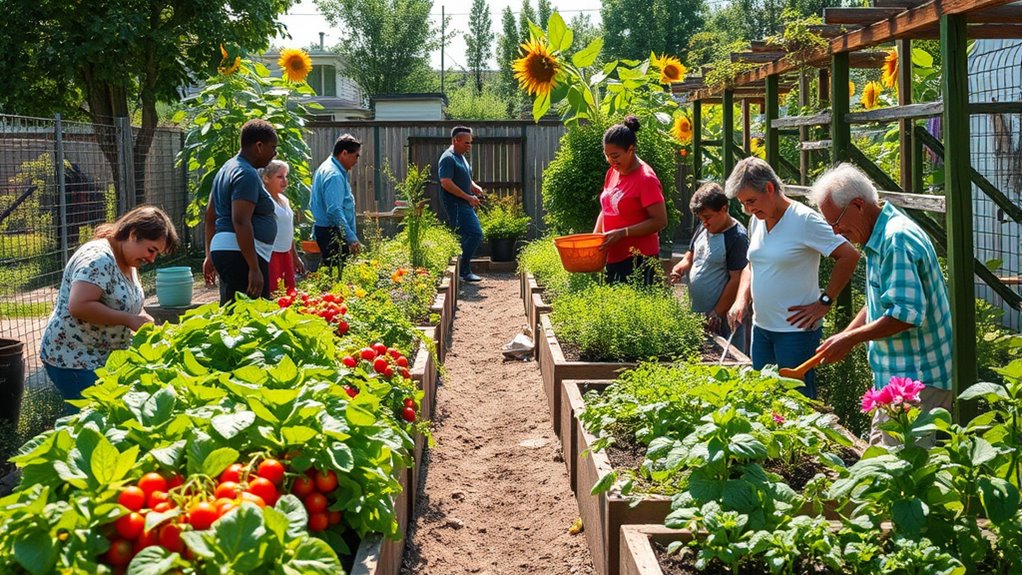 community gardening fosters collaboration