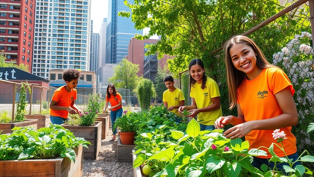 community gardens combat food insecurity