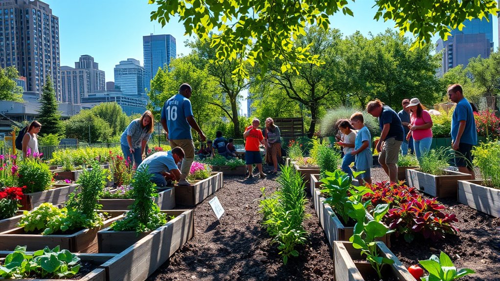 community gardens promote health connection