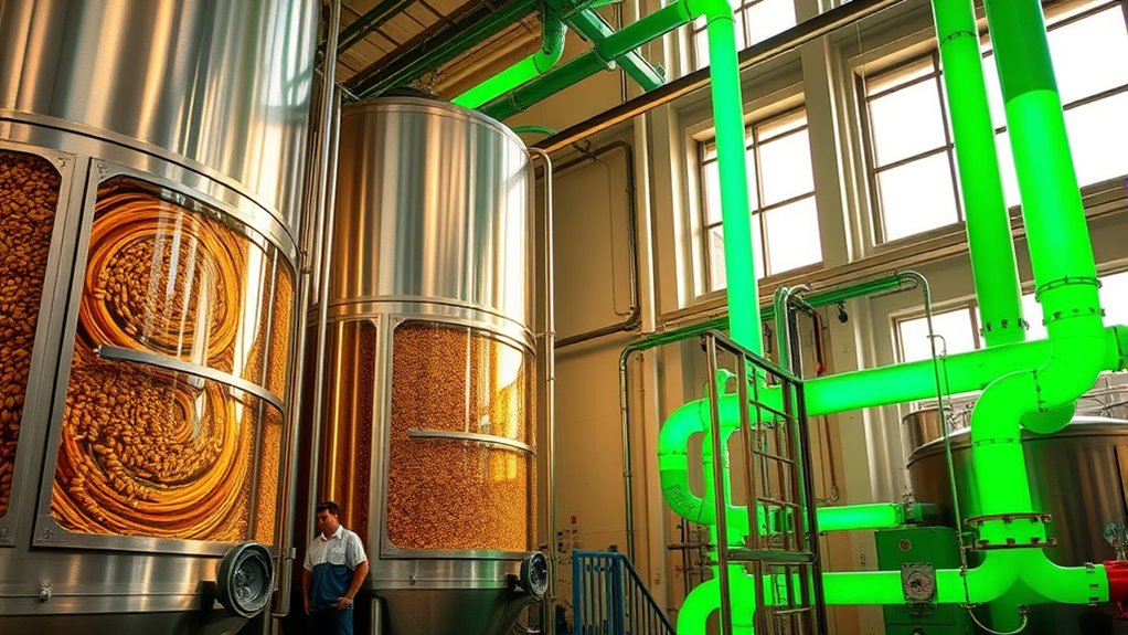 convert spent grains into energy