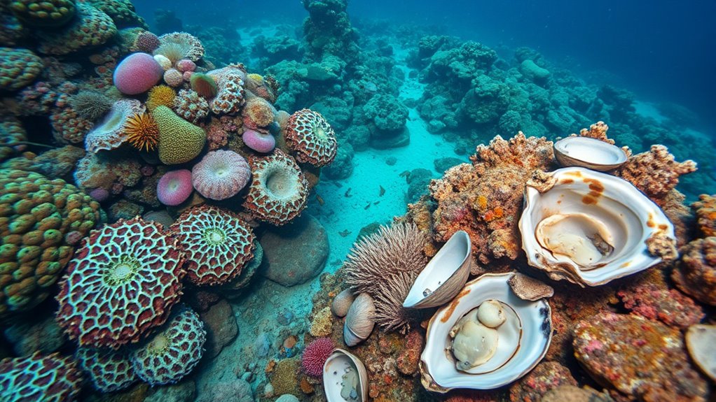 coral and shellfish decline