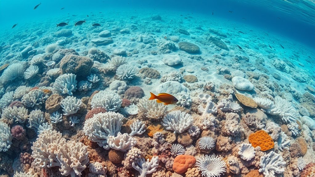 coral bleaching disrupts ecosystems