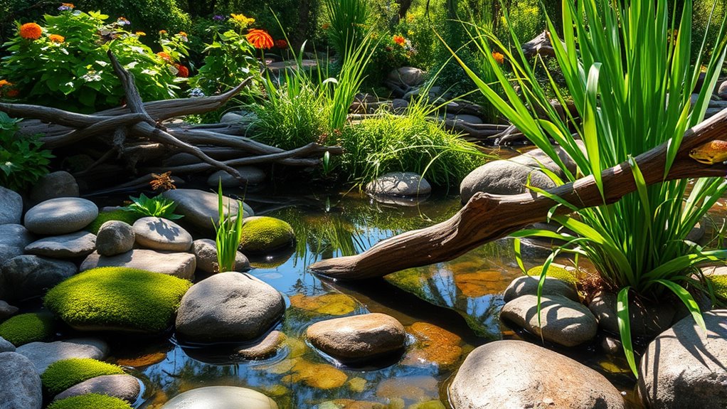 create habitat with water