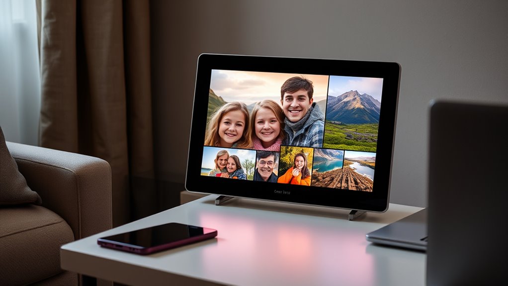 digital photo frames with email sharing