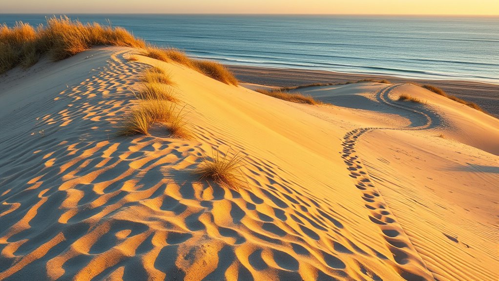 dunes shield and stabilize shoreline