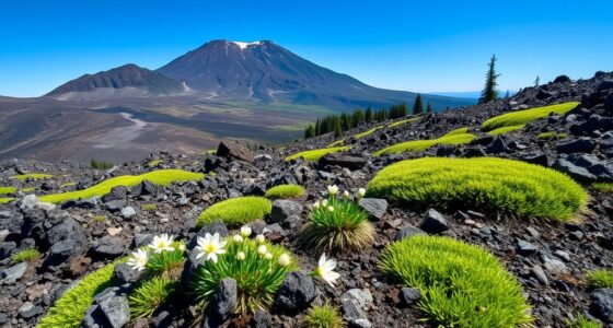 ecosystem rebirth after eruption