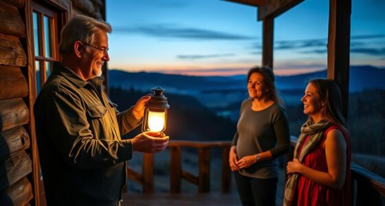 engineer provides solar lighting