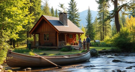 family homesteading off grid