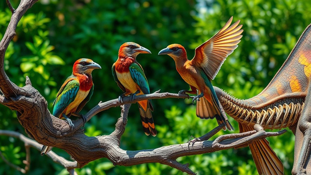 feathered hollow boned evolution