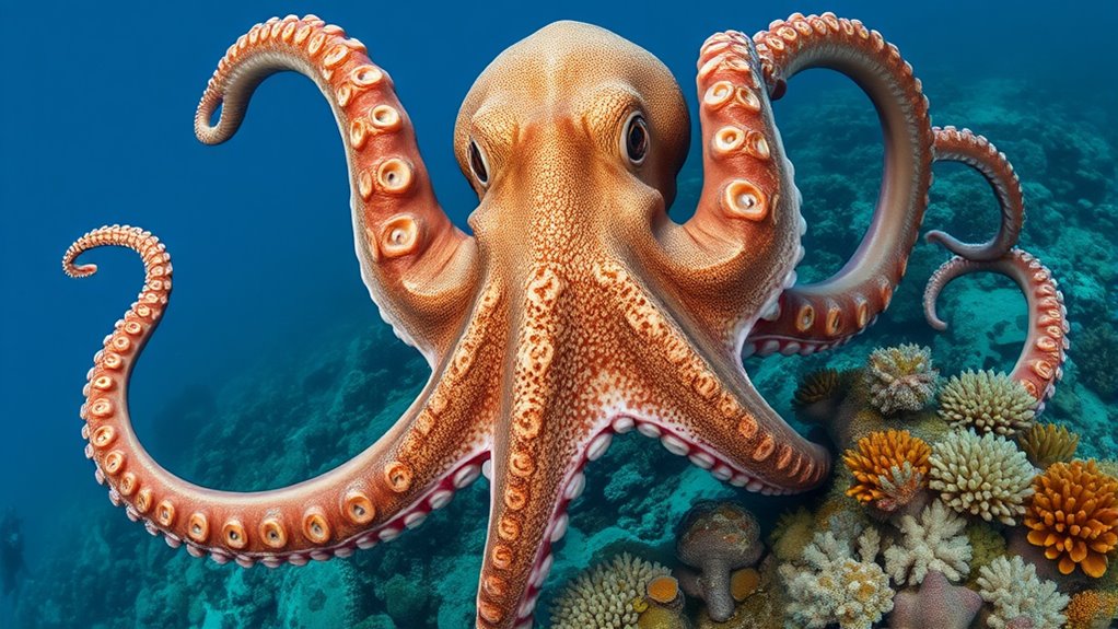 giant colorful camouflaging predator