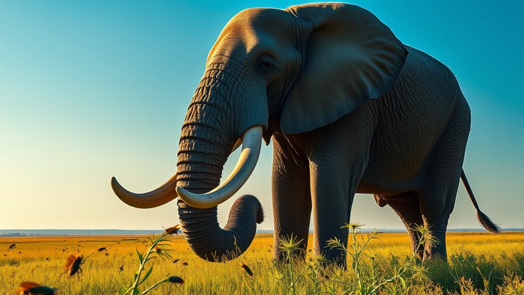 giant elephants impressive size