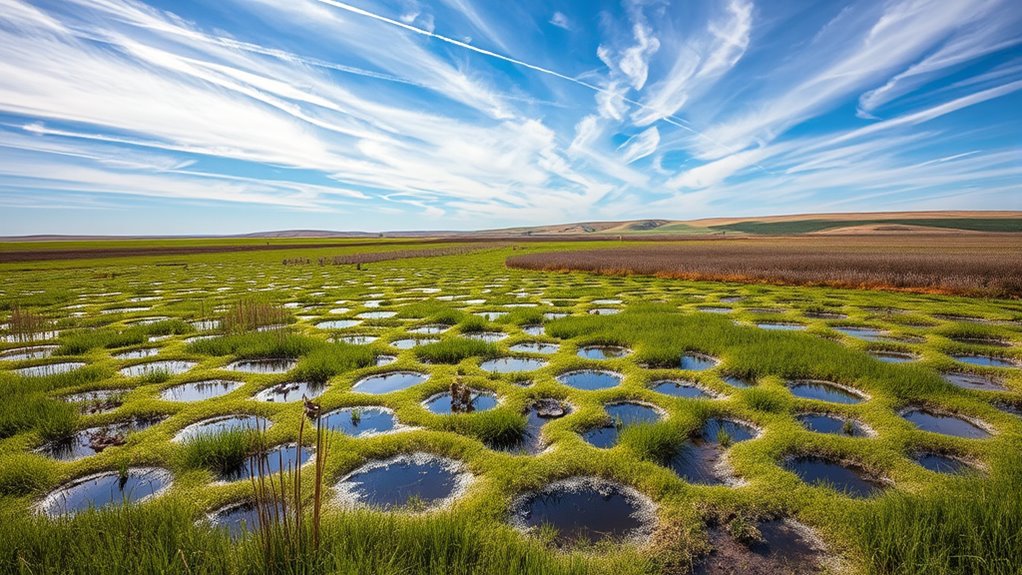 glacial formations create wetlands