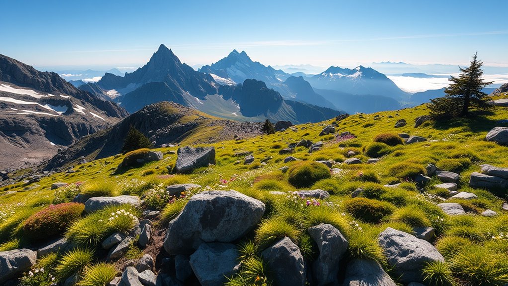 harsh cold alpine environment