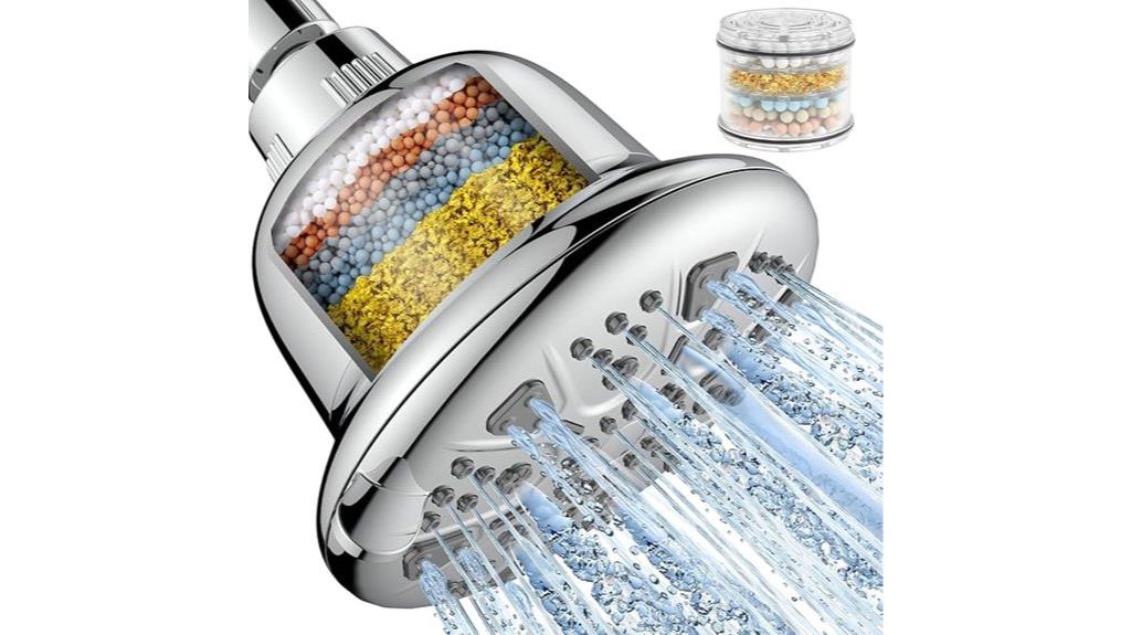 high pressure multi setting shower