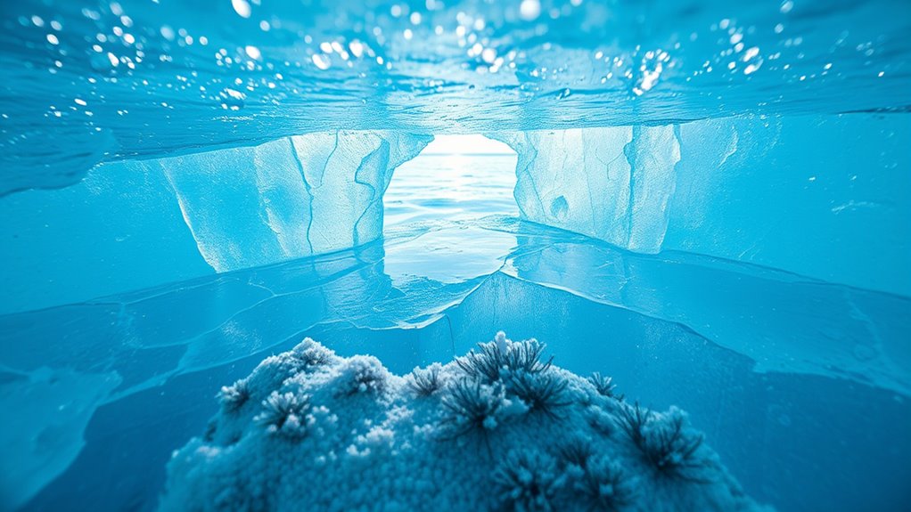 ice habitats support ecosystem